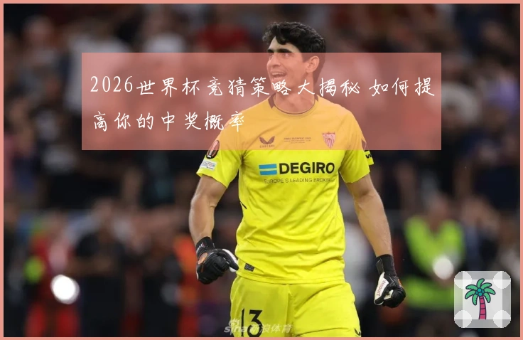 2026世界杯竞猜策略大揭秘 如何提高你的中奖概率