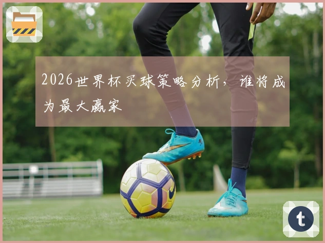 2026世界杯买球策略分析，谁将成为最大赢家